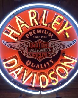 Neon Harley.