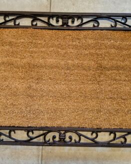 Deurmat gietijzer kokosmat 74,5/55
