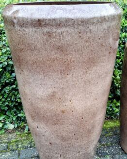 Geglazuurde pot hellas macchiato hoog 100 cm.