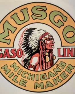 Sticker musgo diameter 23,5 cm.